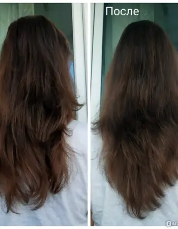 Коллаген для волос до и после