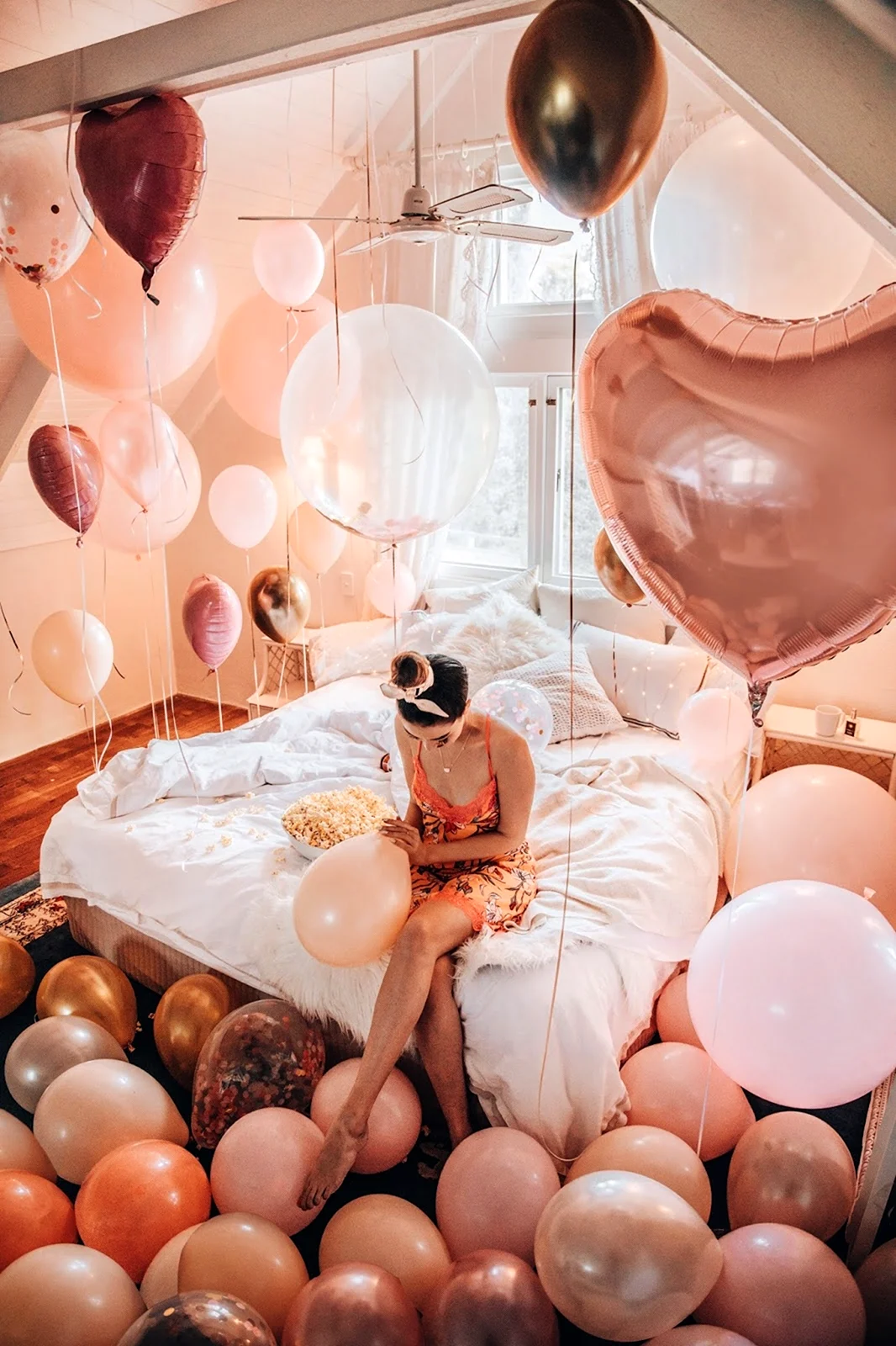 Комната с воздушными шарами