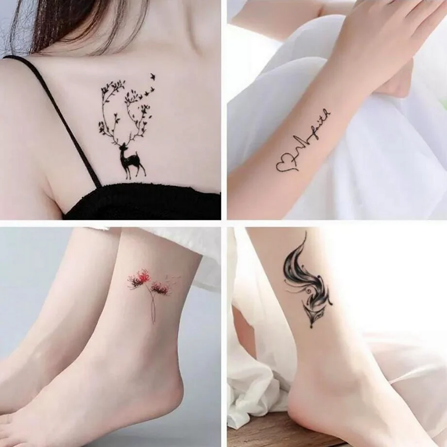 Корейские Татуировки для девушек