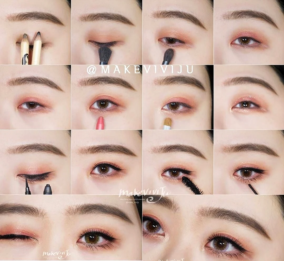 Корейский макияж глаз айдолом