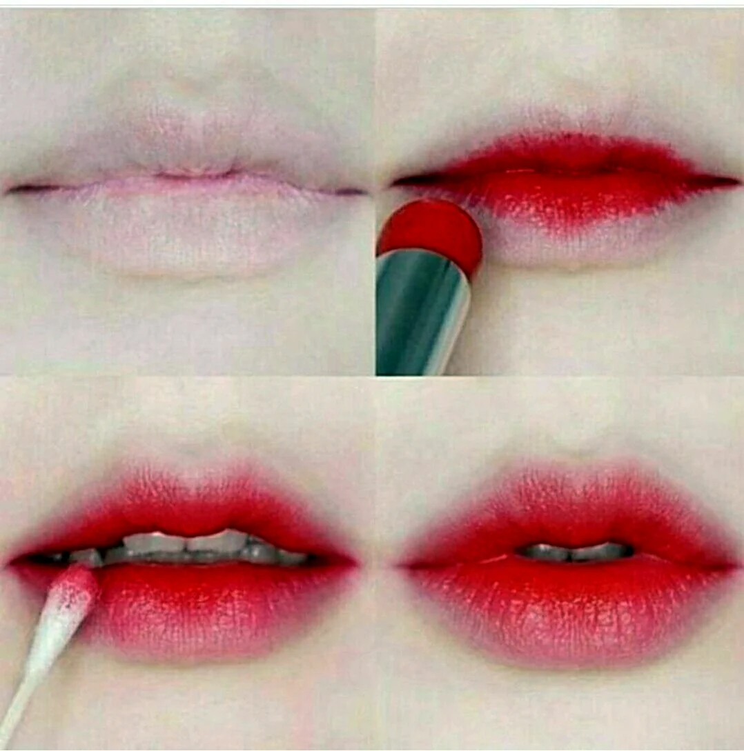 Корейский макияж туториал губы