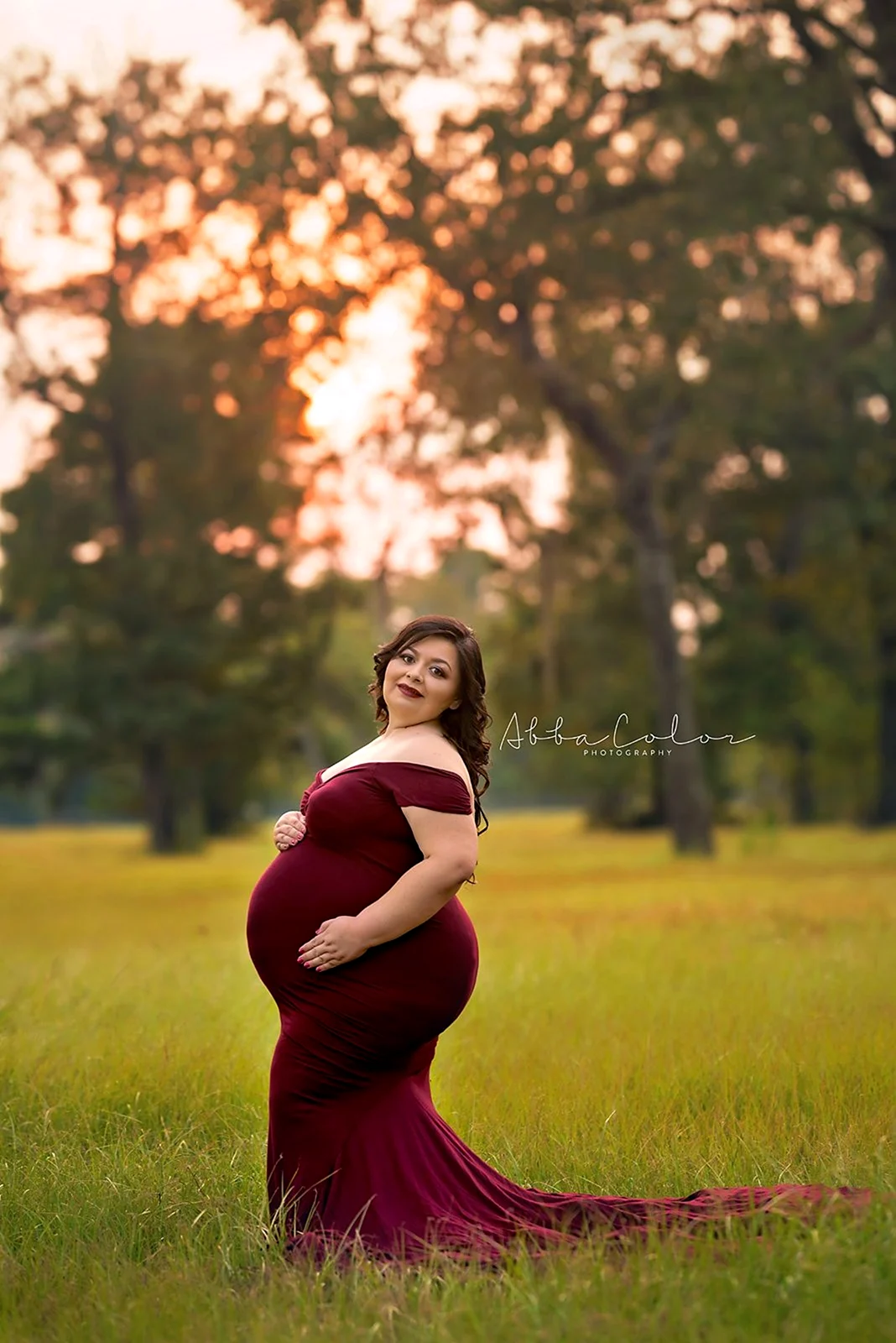 Красивая беременная