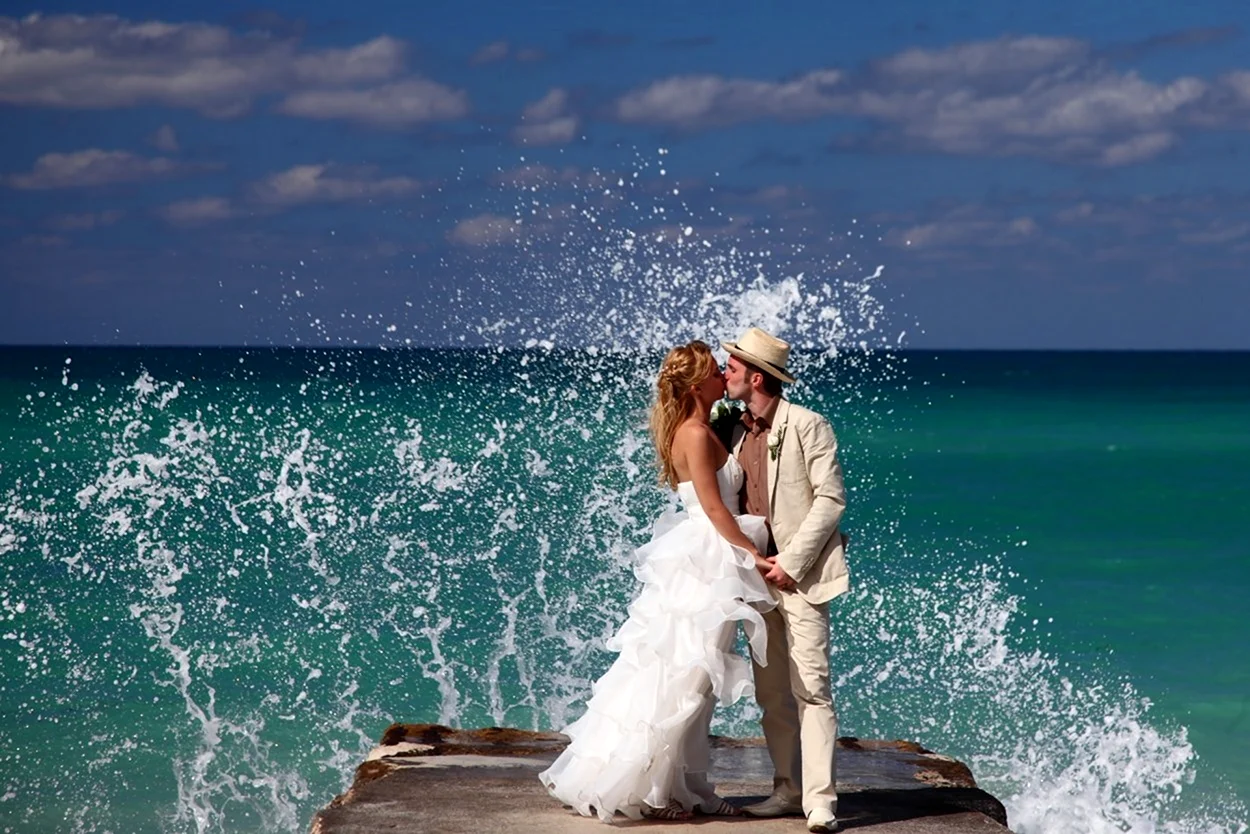 Красивая свадьба на море
