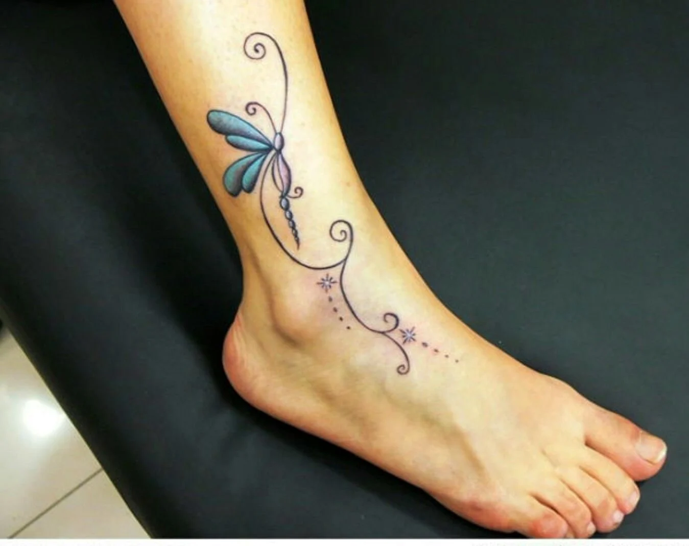 Красивые Татуировки на лодыжке