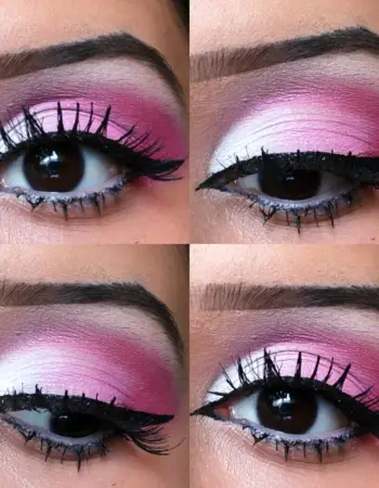 Лёгкий розовый макияж