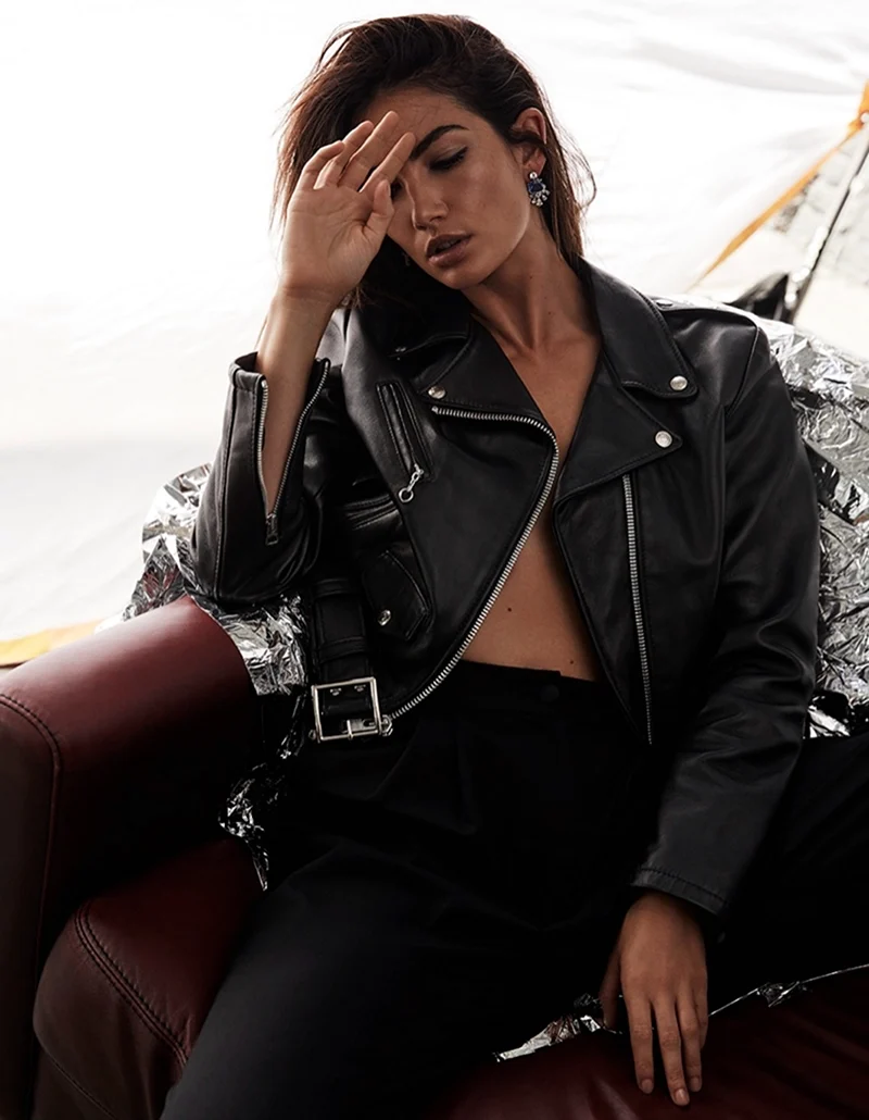 Lily Aldridge Leather