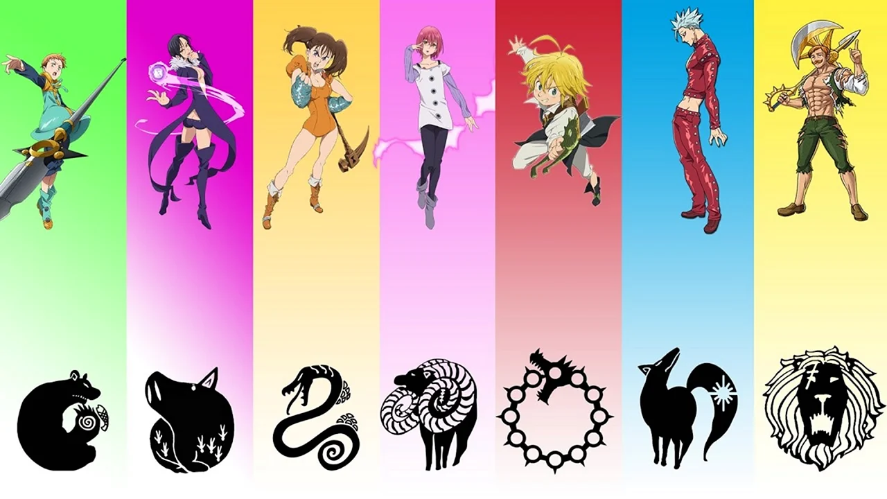 Los 7 pecados capitales аниме
