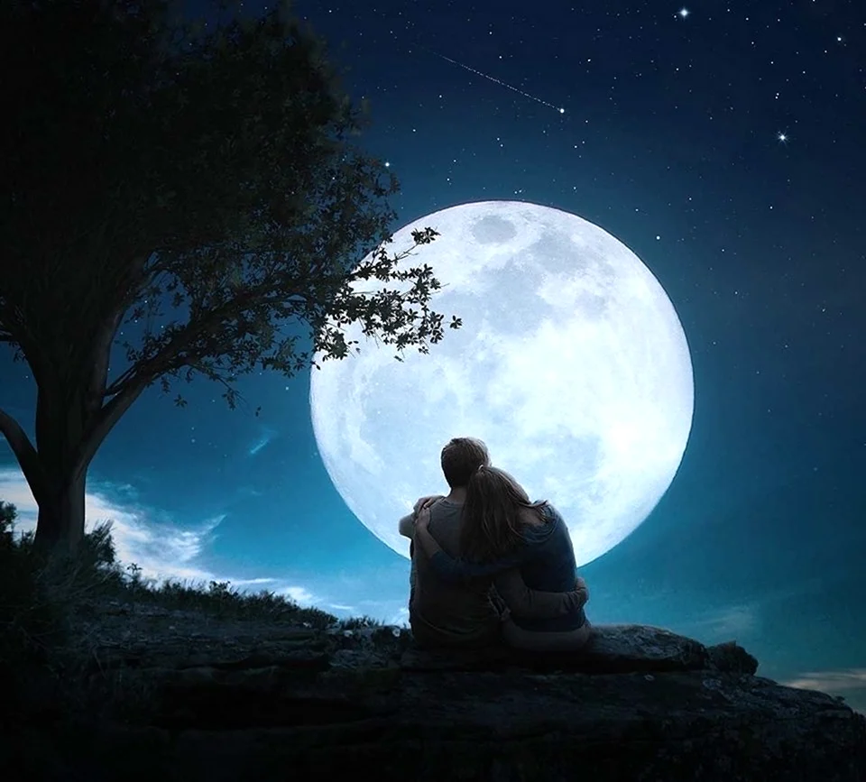 Лунная ночь любовь