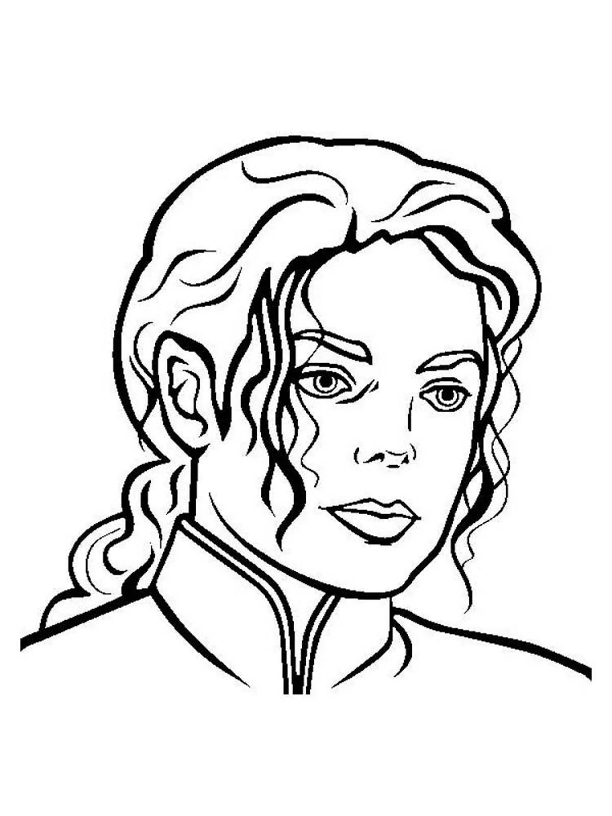 Майкл Джексон портрет