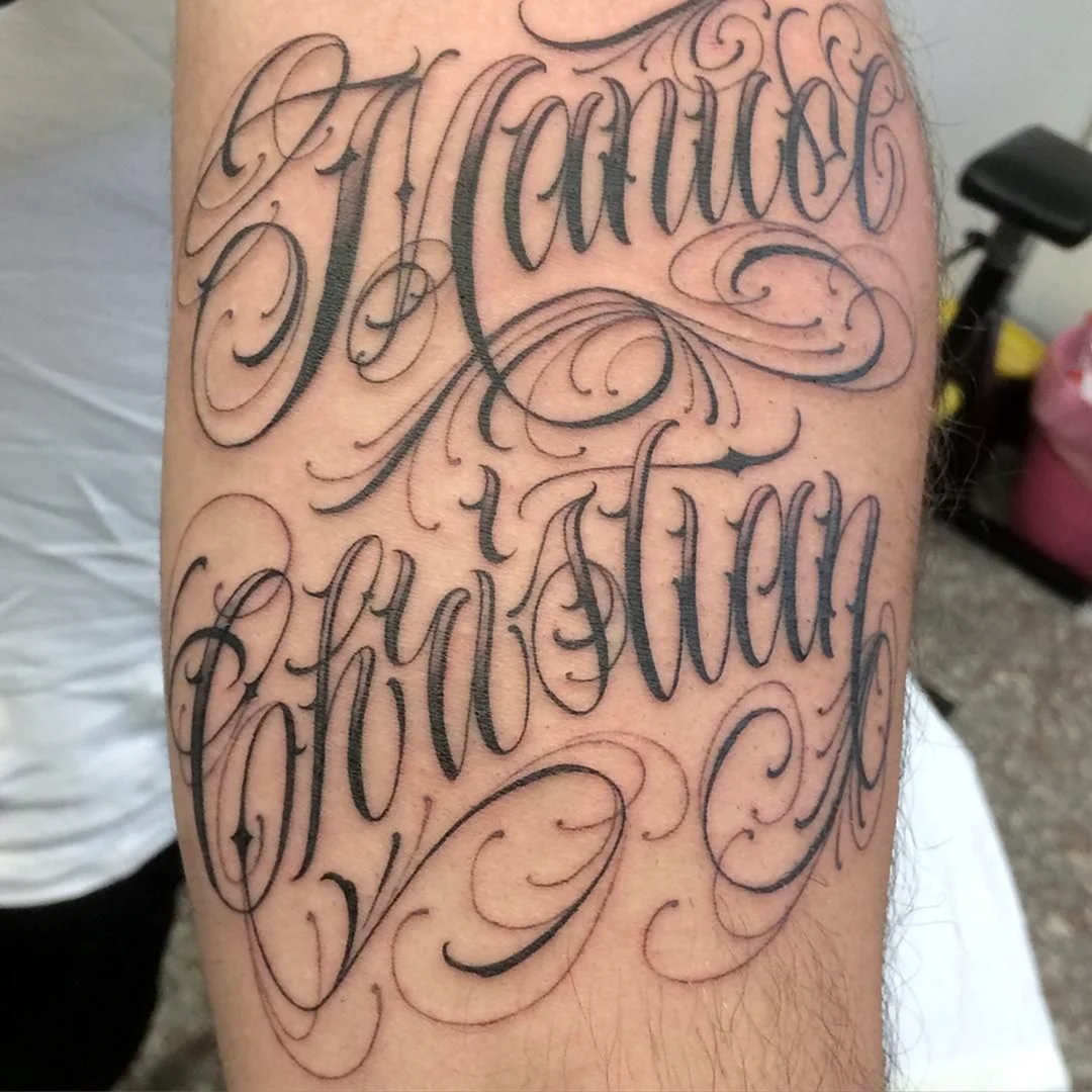 Мексиканский шрифт тату