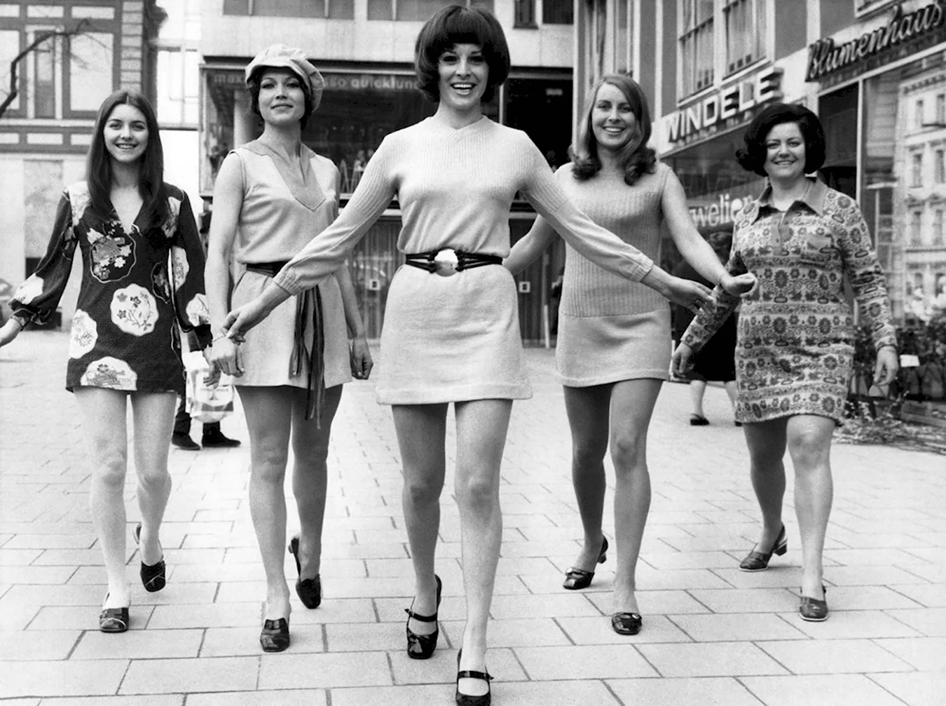 Мэри Куант мини юбки 1960х