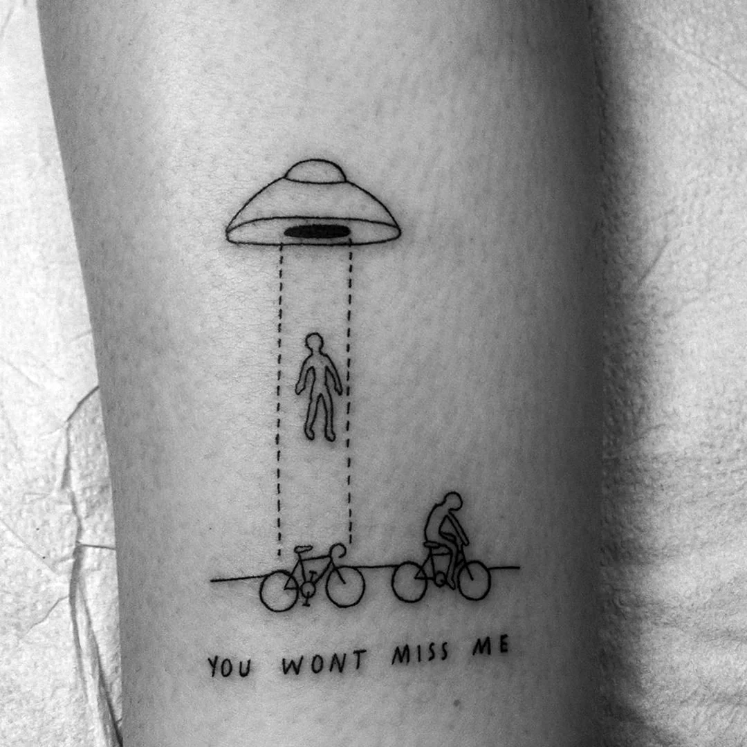 Mini Tattoo Sad