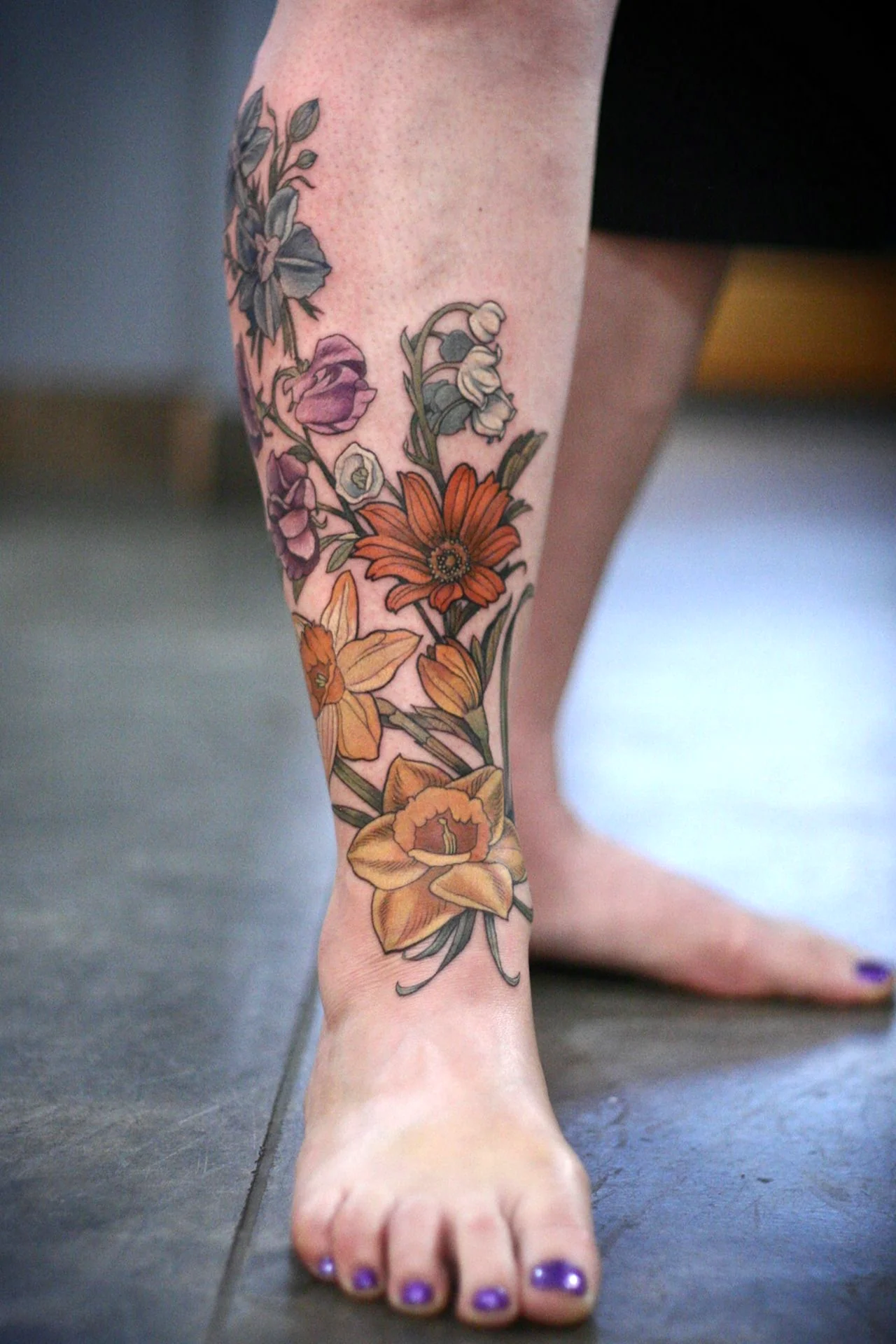Ноги цветы