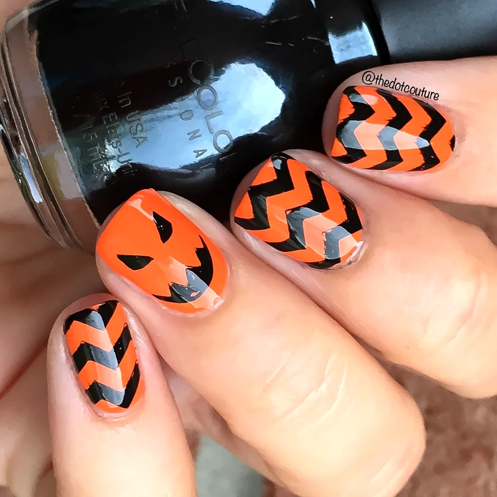 Ногти на Хэллоуин