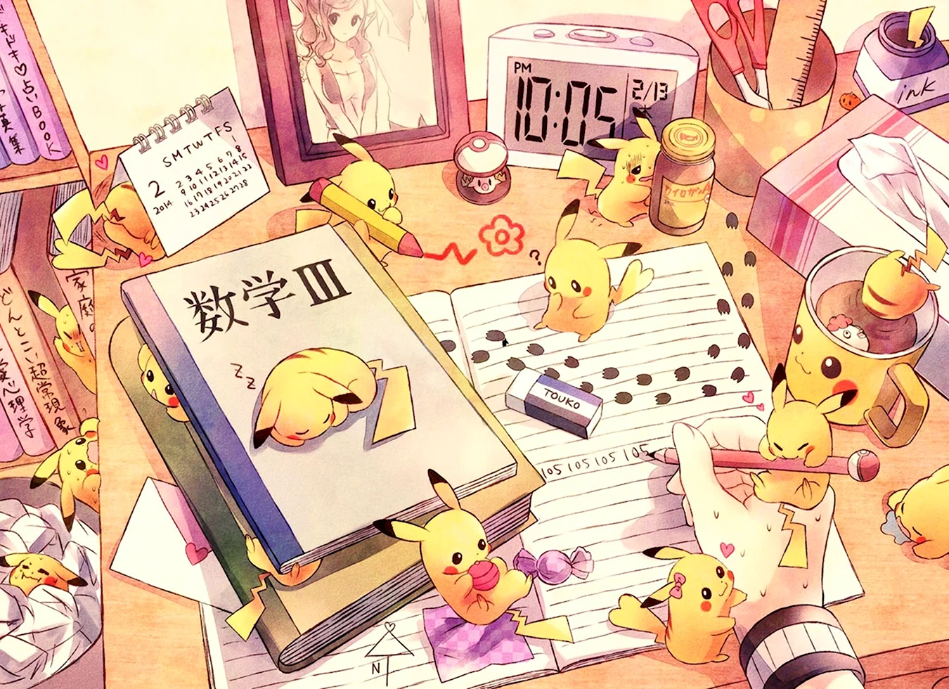 Обложка на дневник аниме