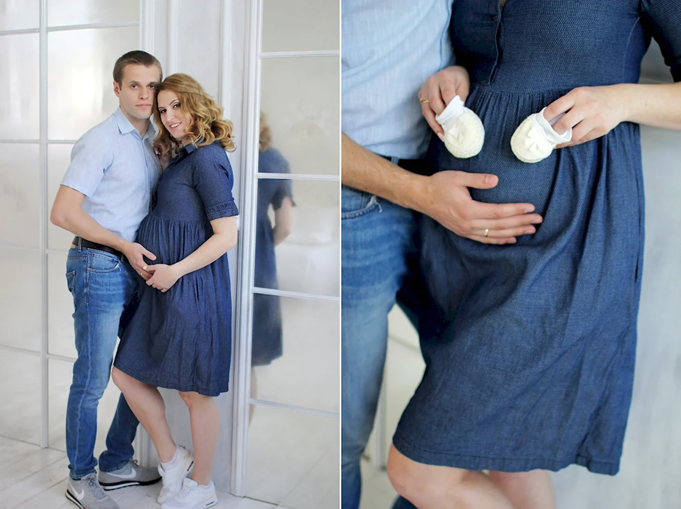 Одежда для фотосессии беременных с мужем