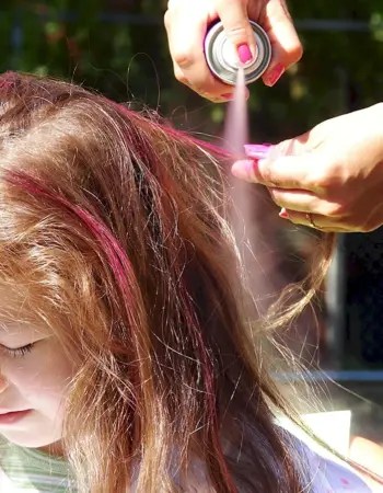 Окрашивание волос детям