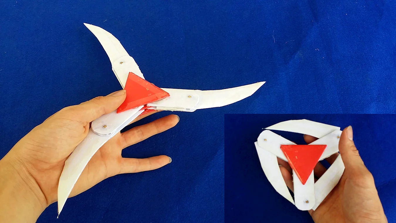 Оригами оружие ниндзя когти