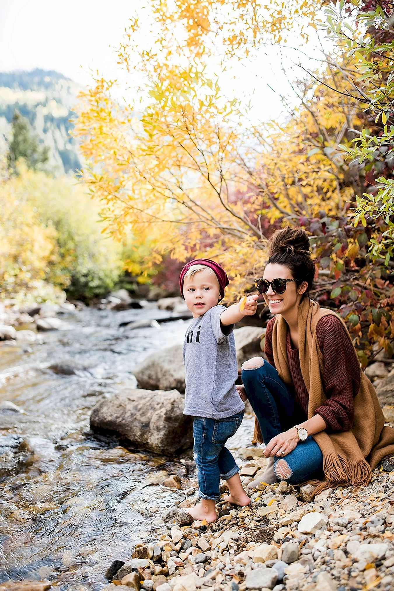 Осенняя фотопрогулка с сыном