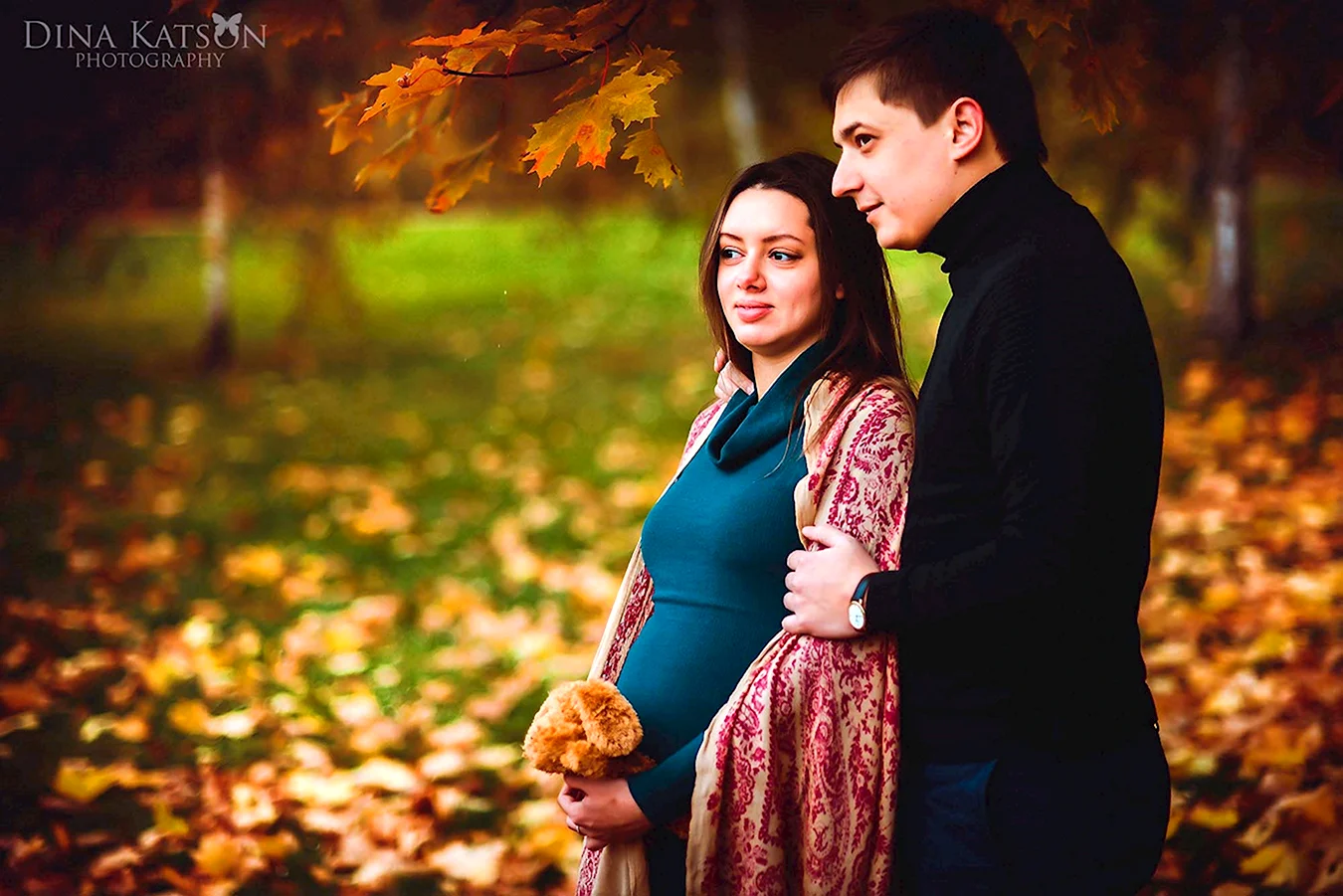 Осенняя фотосессия беременной
