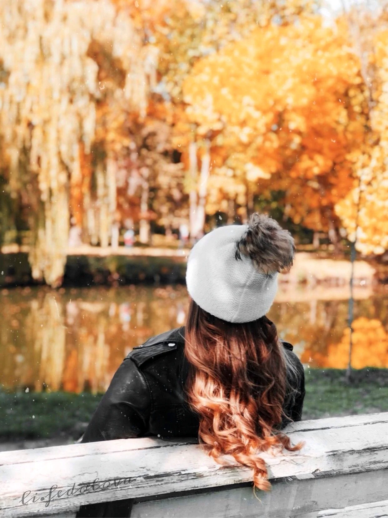 Осенняя фотосессия в шапке