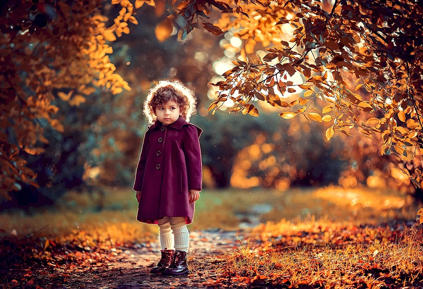Осенняя съемка детей
