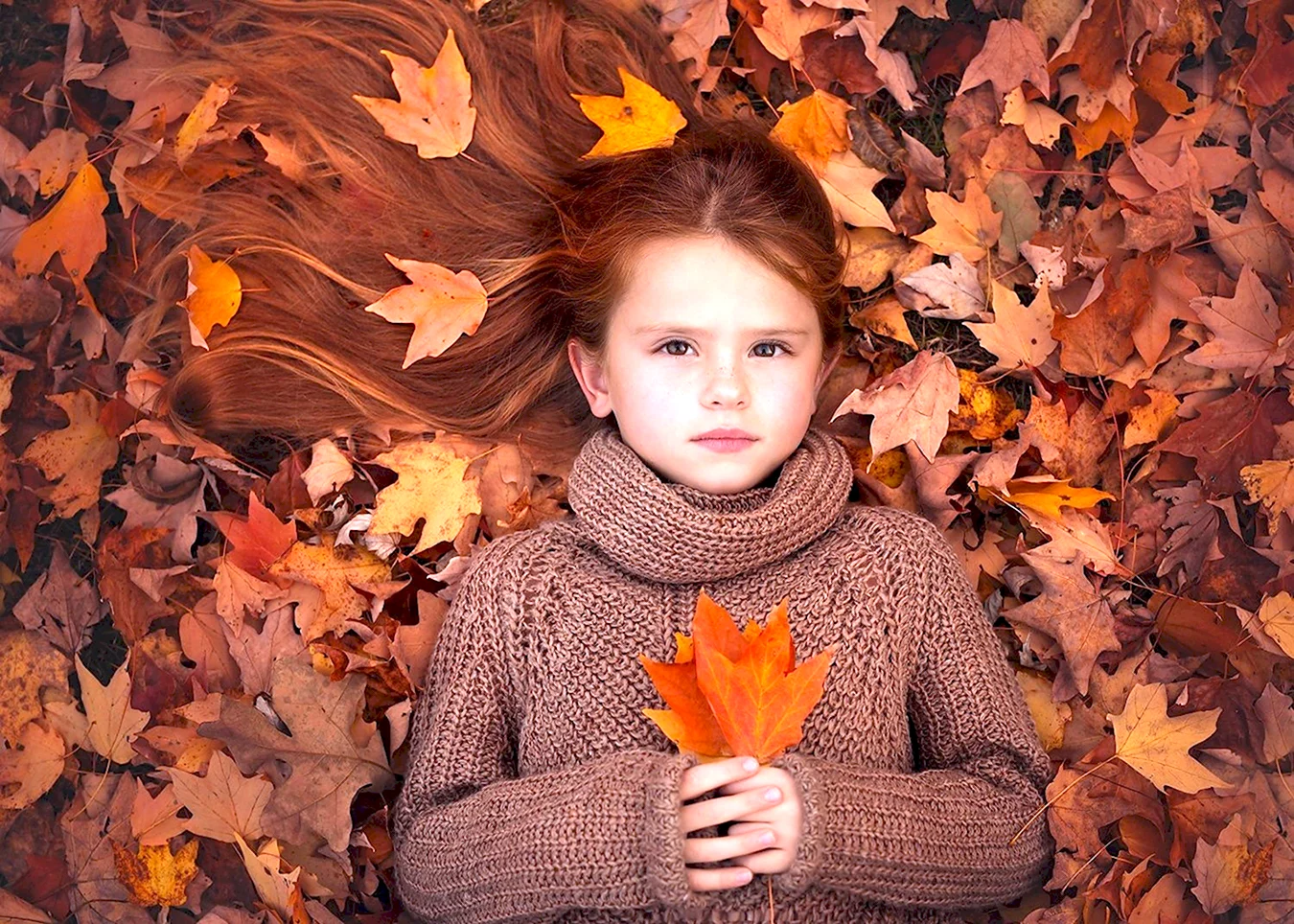 Осенний детский портрет