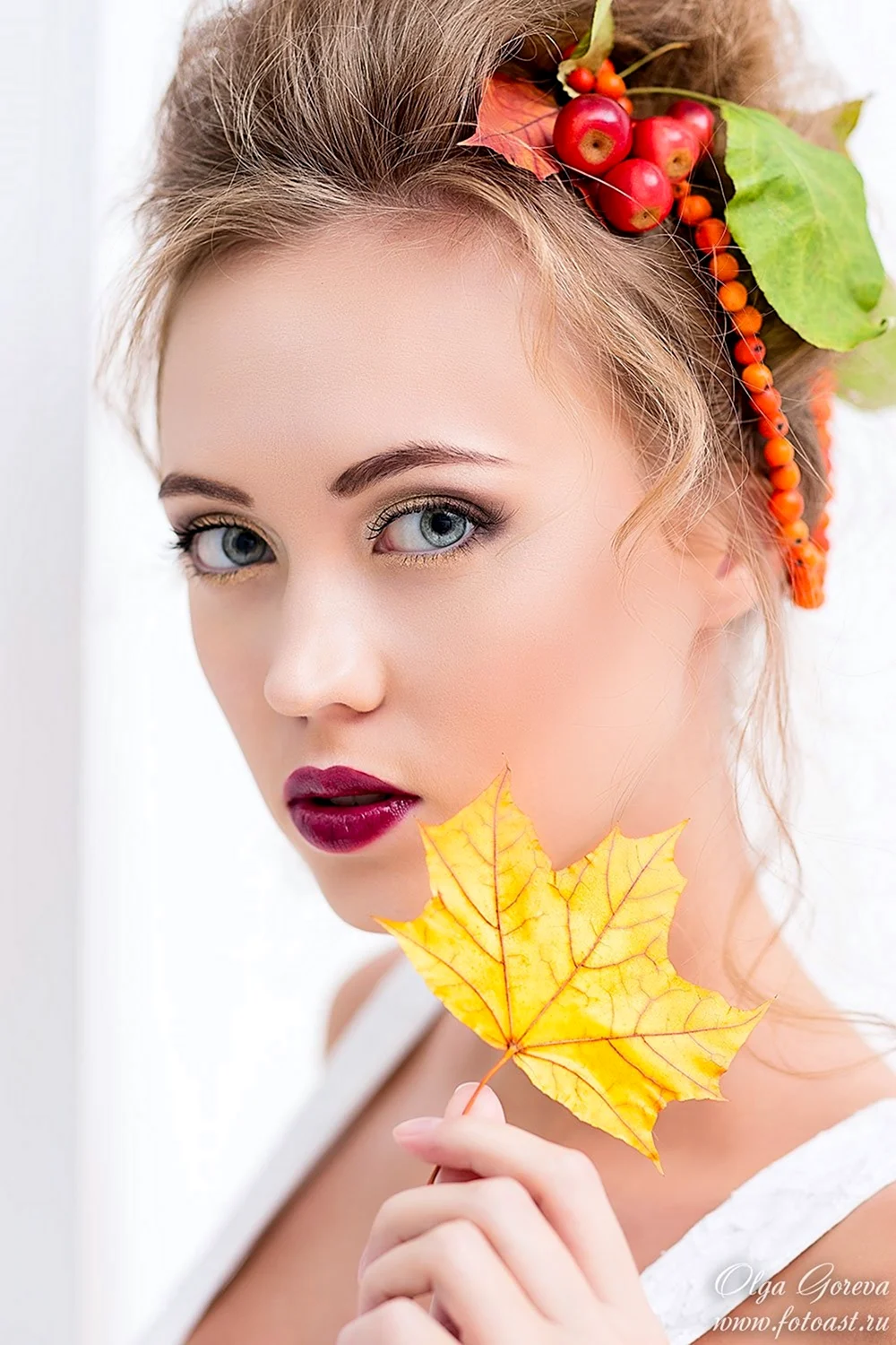 Осенний макияж для фотосессии