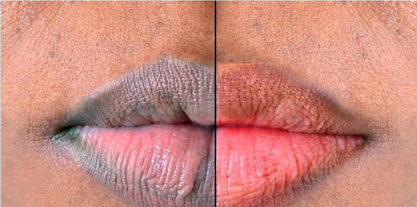 Перманентный макияж губ мужчин
