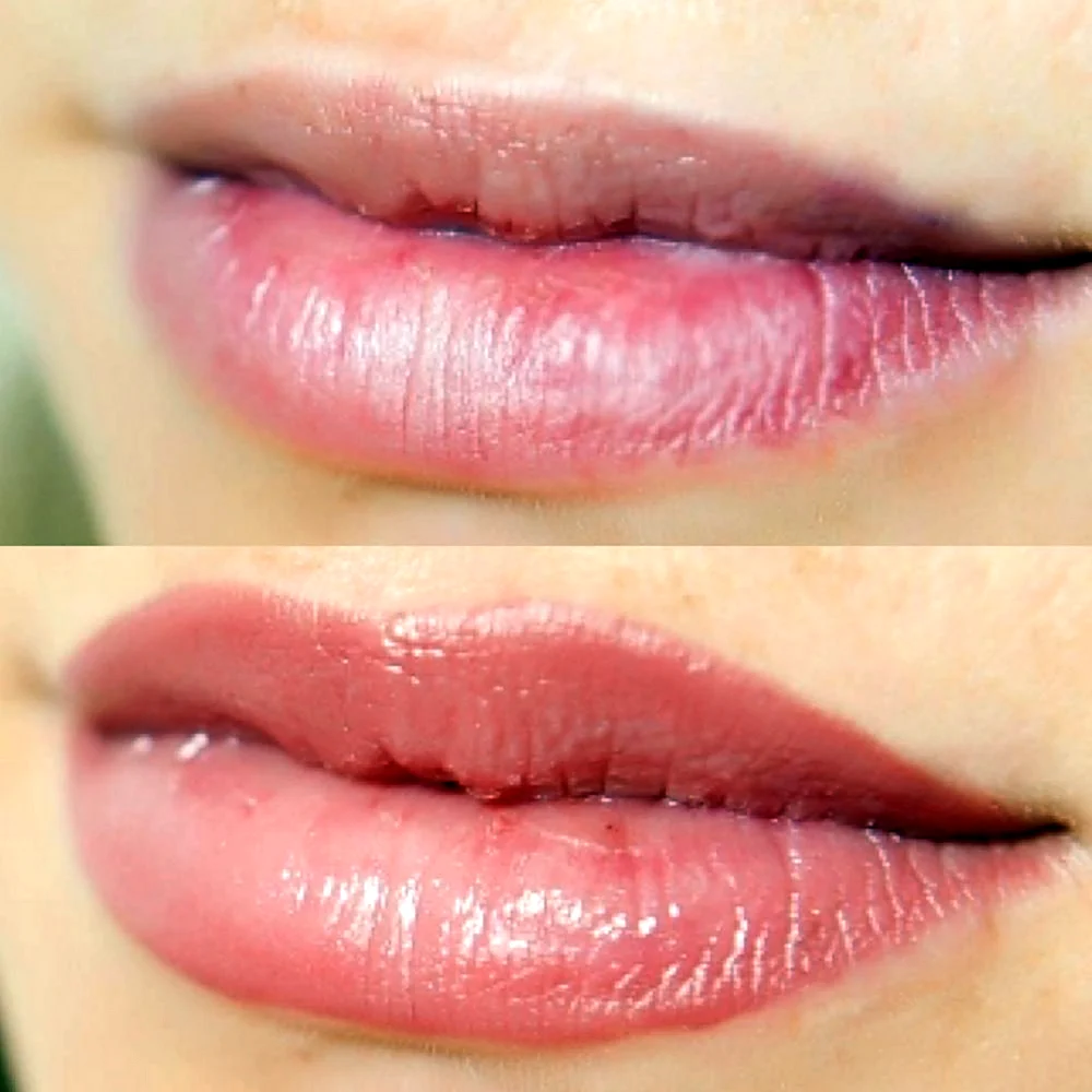 Перманентный макияж губ натуральный