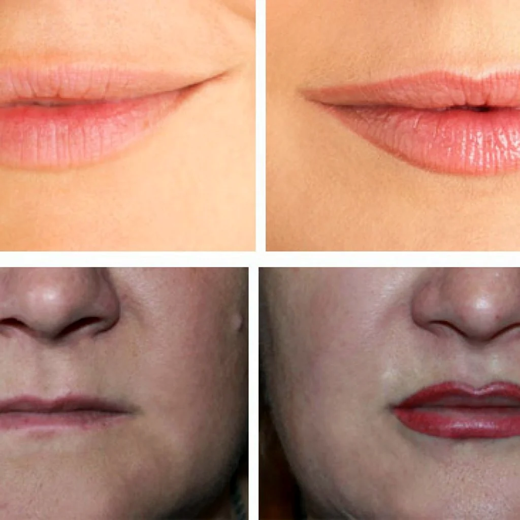 Татуаж или увеличение губ. Перманентный макияж губ. Перманент губ. Перманентный макияж на тонкие губы. Форма губ для перманентного макияжа.