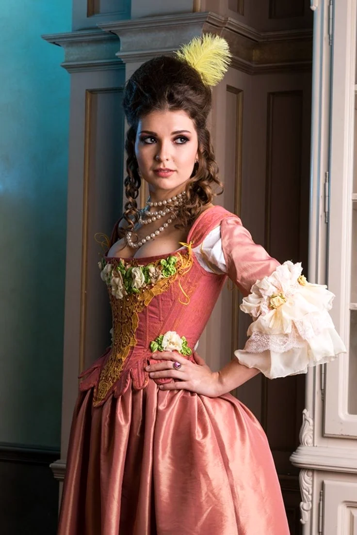 Платье 18-19 века стиль рококо