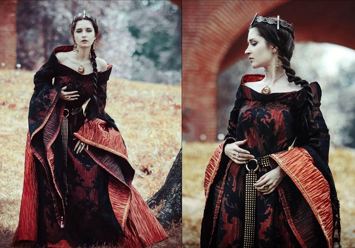 Платье-Котт 13 век Франция