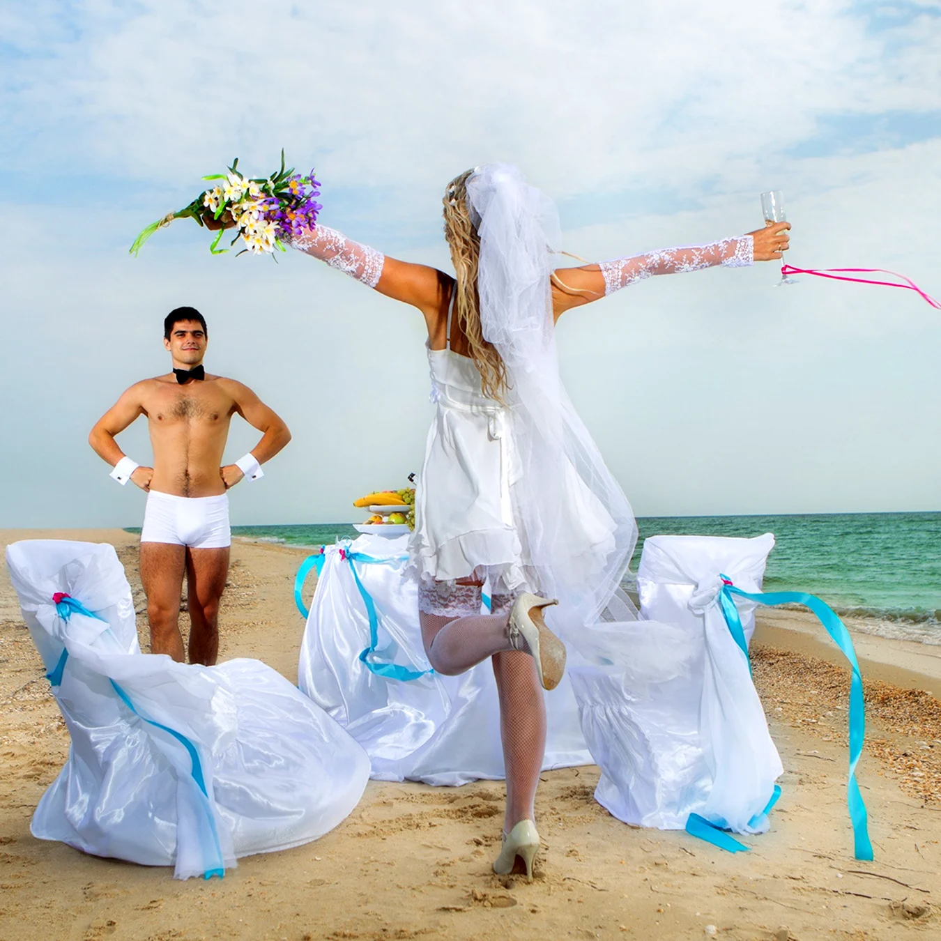 Пляжная свадьба