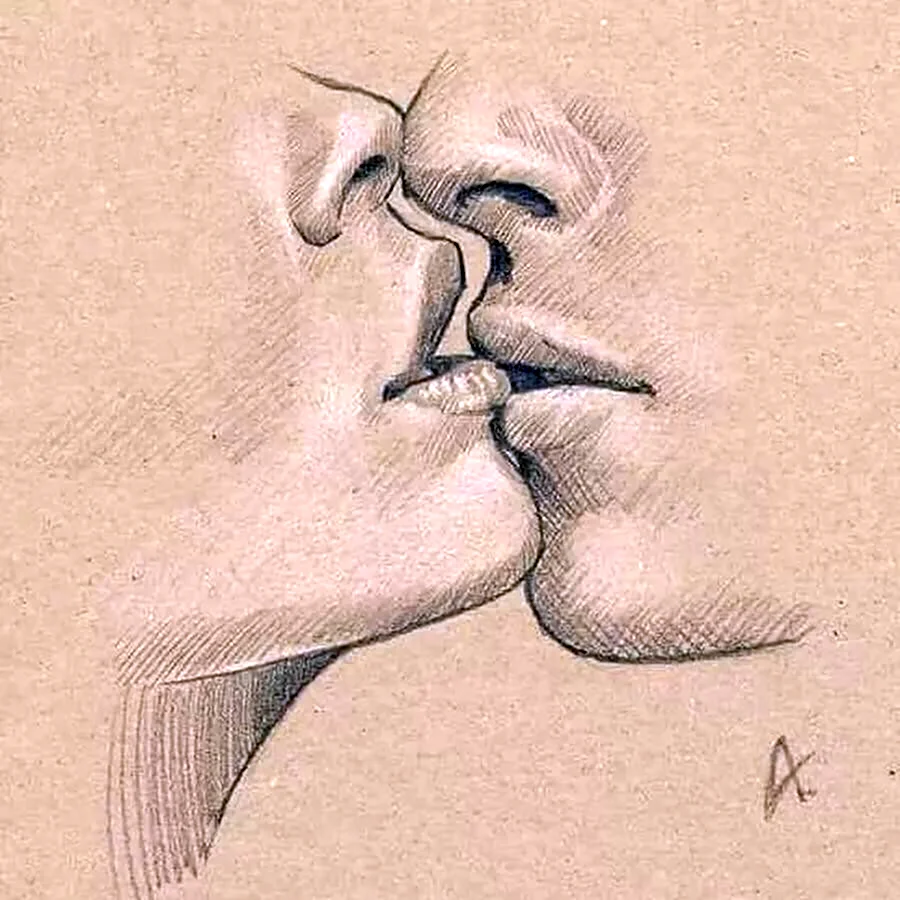 Поцелуй карандашом
