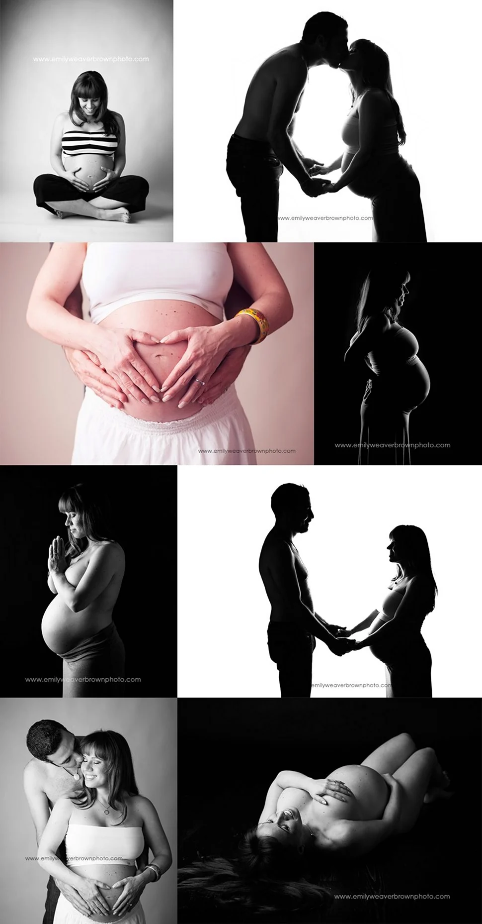 Позирование для беременной фотосессии