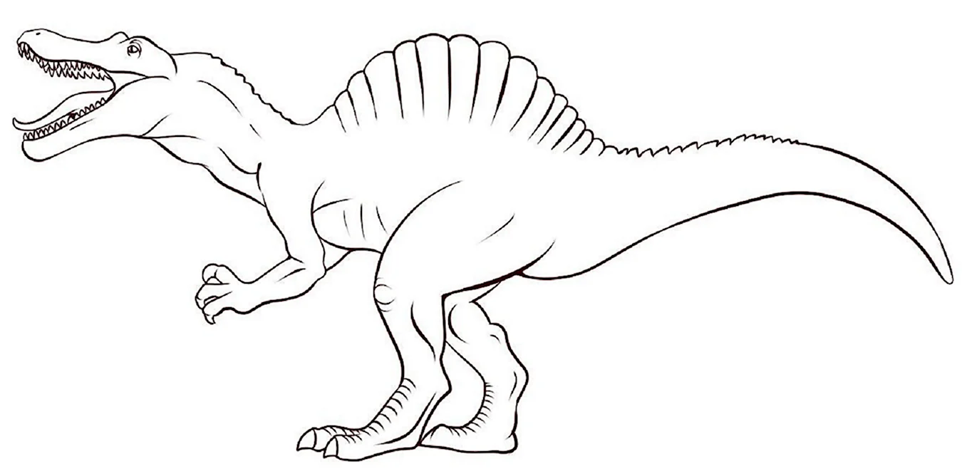 Раскраска лего Спинозавр