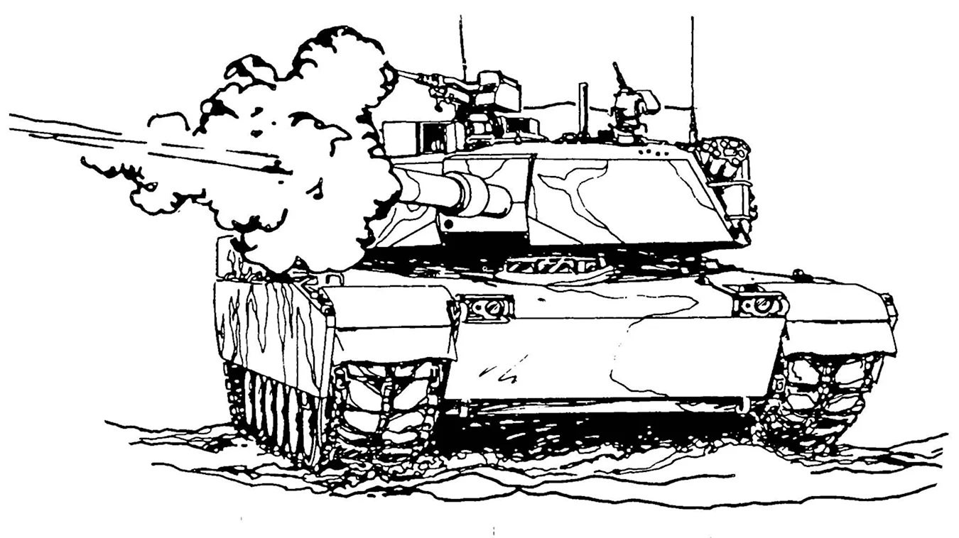 Раскраски танки т 90