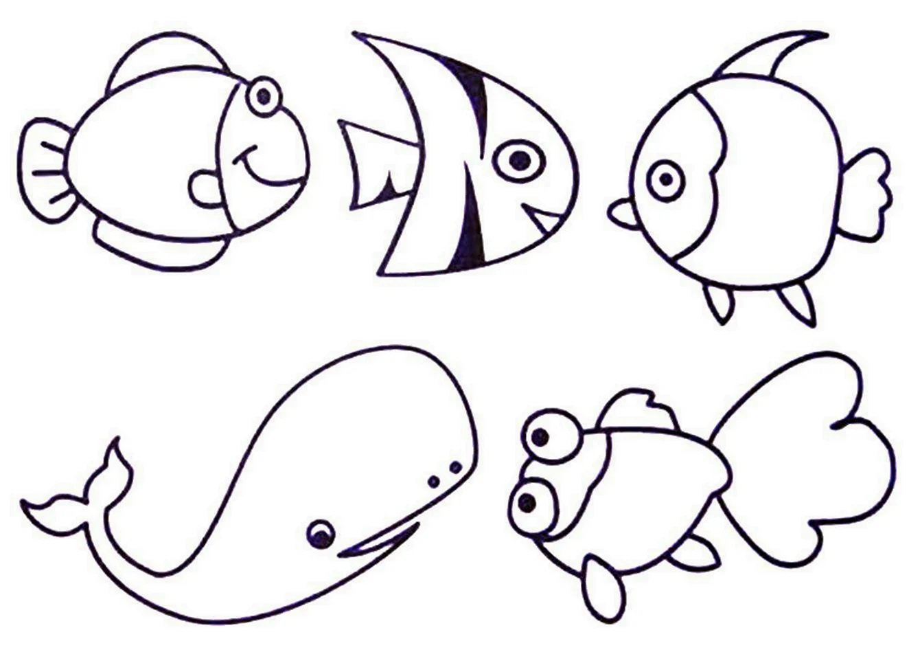 Рисование морских животных