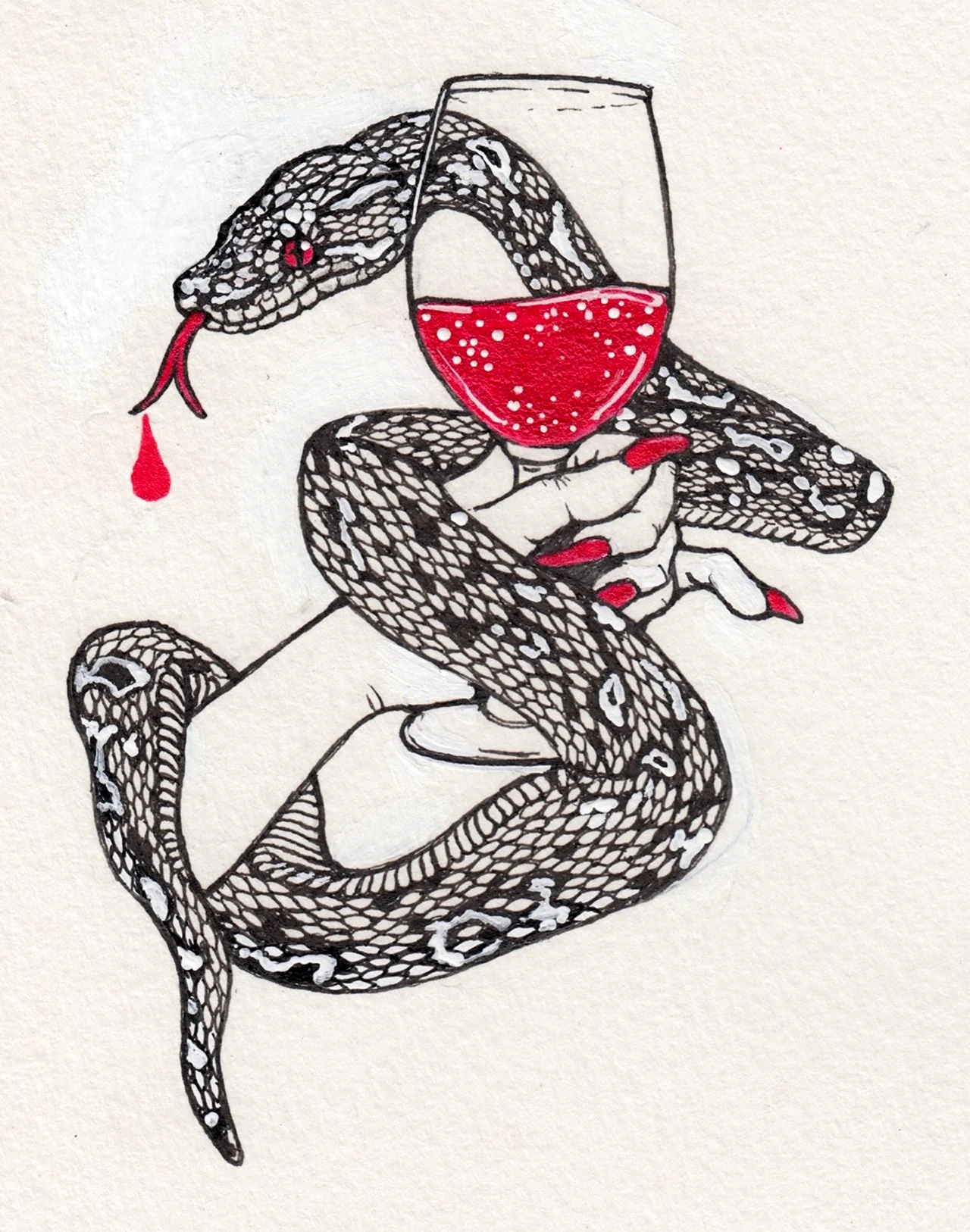 Рисунки змей для срисовки