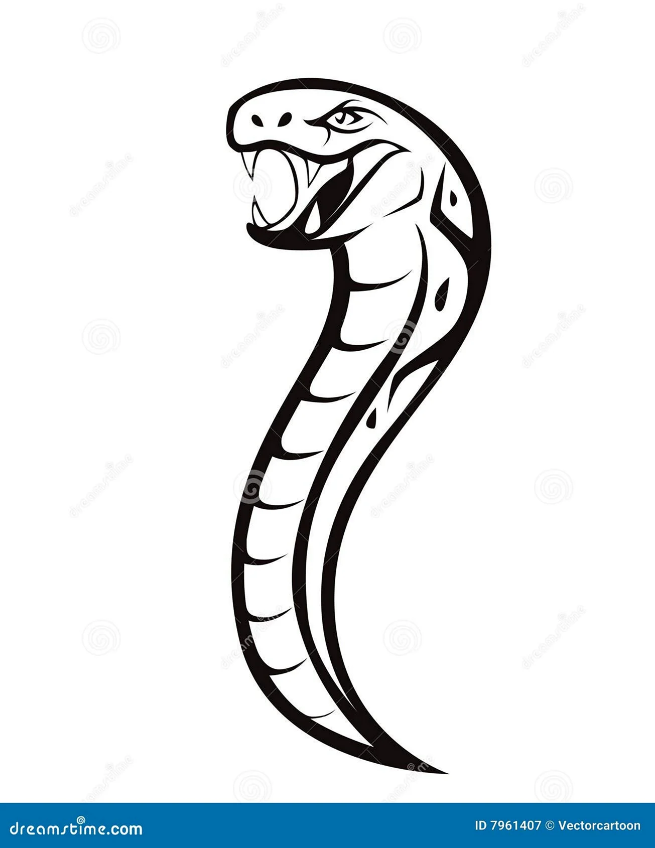 Рисунки змеи для срисовки лёгкие