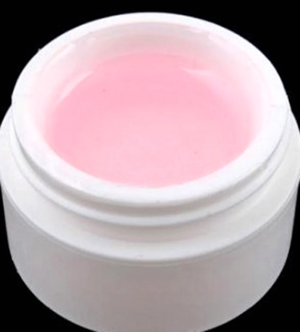 Розовый УФ-гель для наращивания ногтей Lina