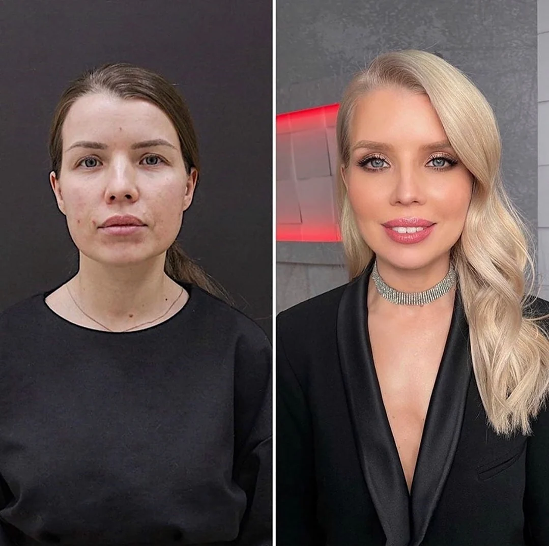 Сердар Камбаров до и после макияж