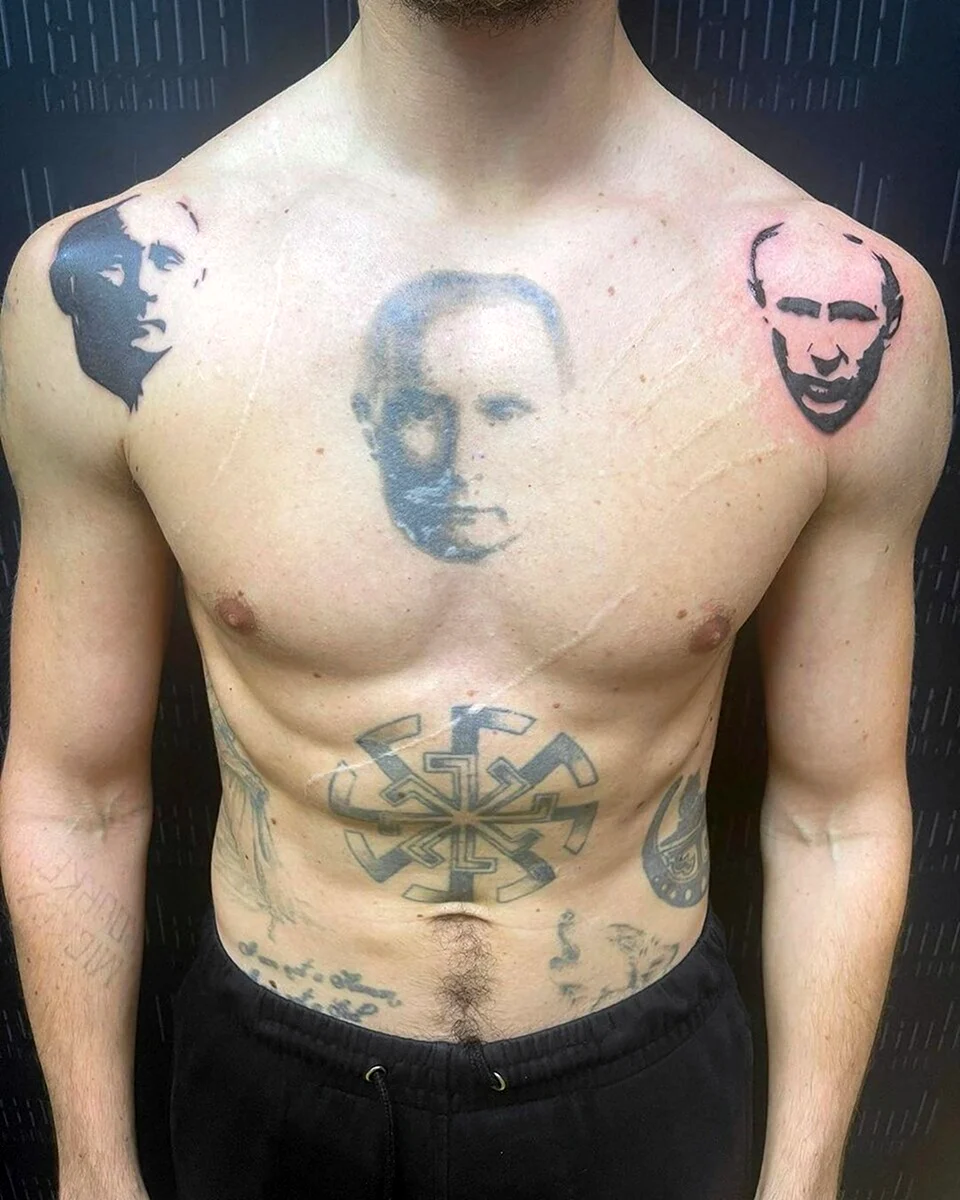 Сергей Полунин танцовщик Татуировки с Путиным