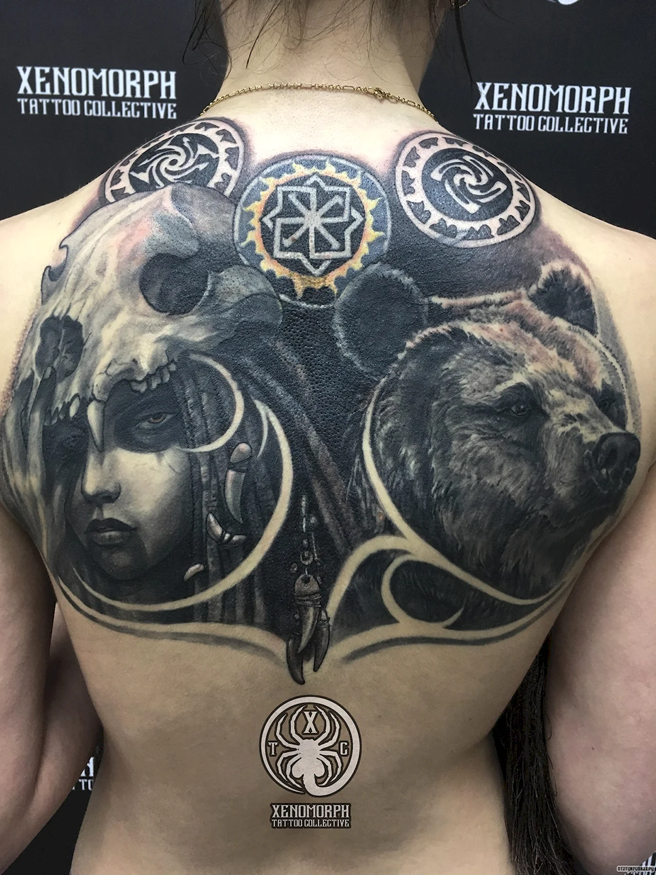Славянские Татуировки на спине