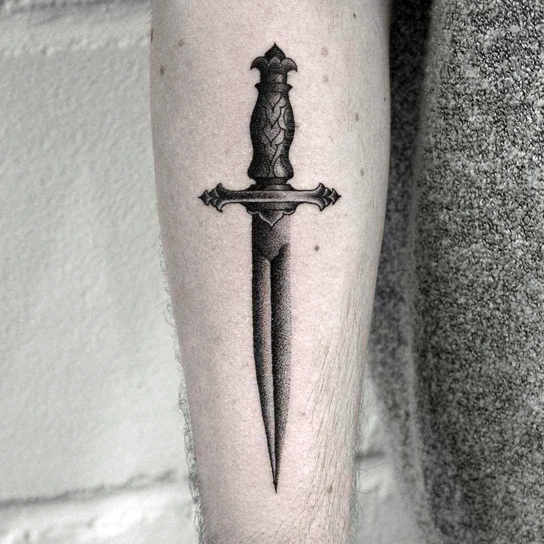 Славянский меч тату