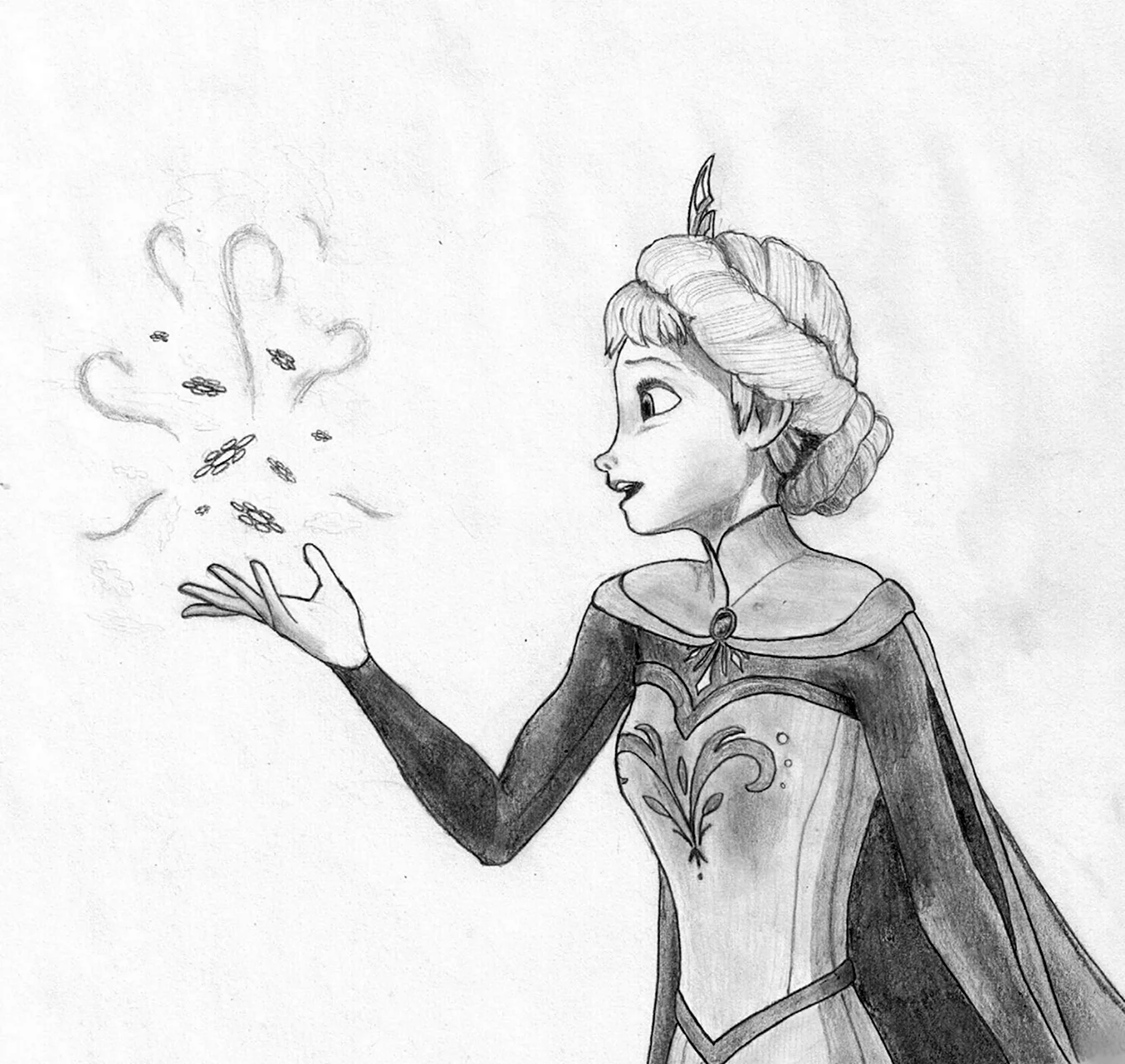 Снежная Королева картинки для срисовки