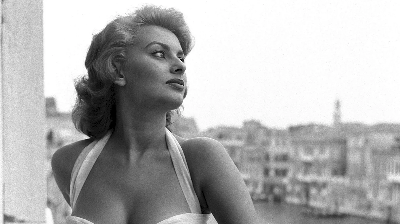 Софи Лорен на венецианском кинофестивале 1955