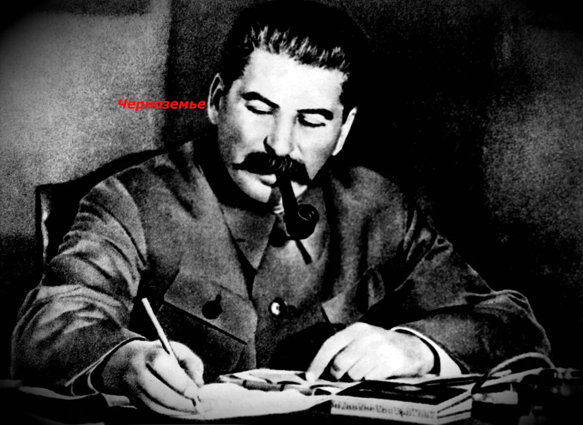 Сталин с людьми