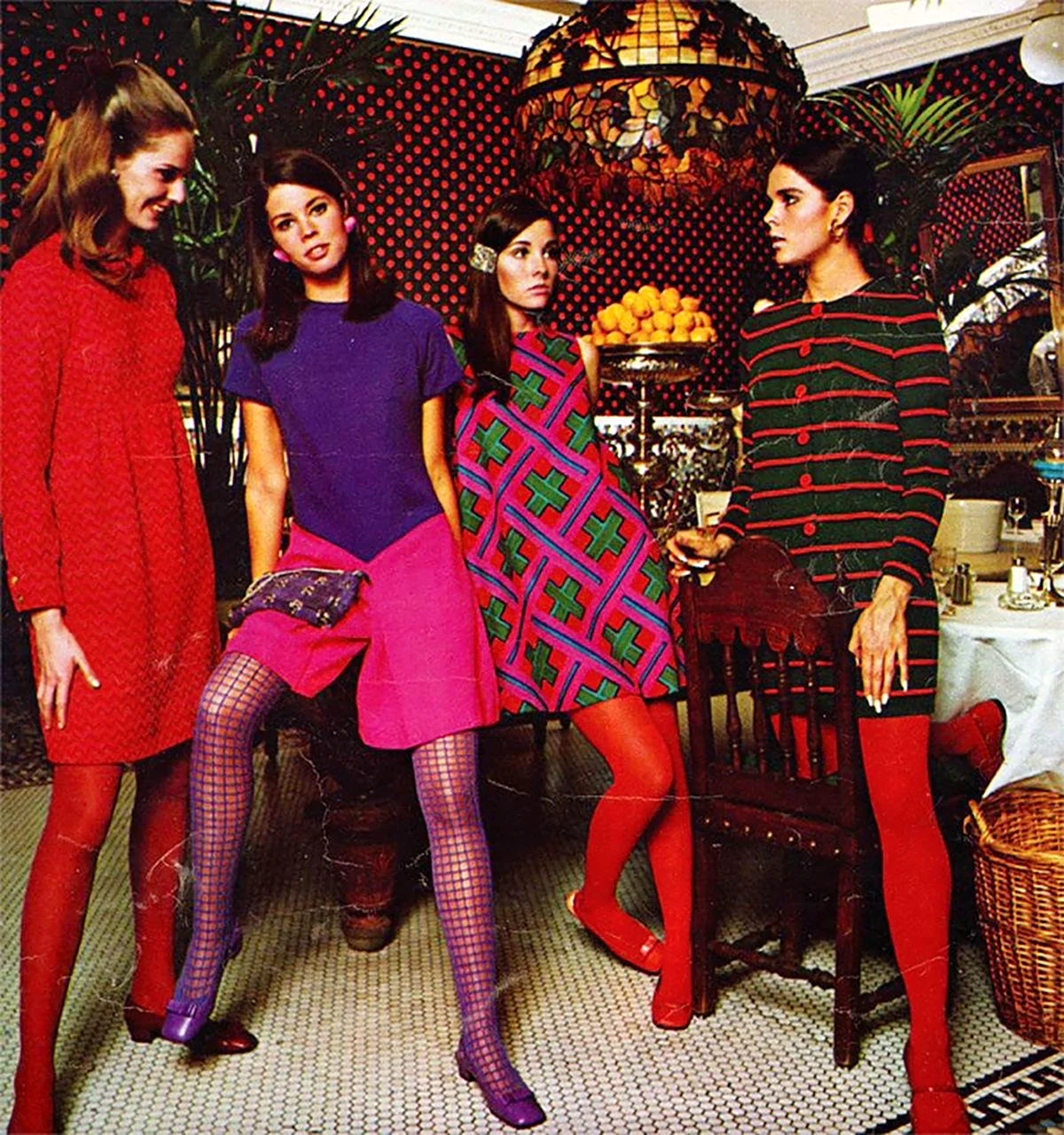 Стиль одежды Америка 60-х